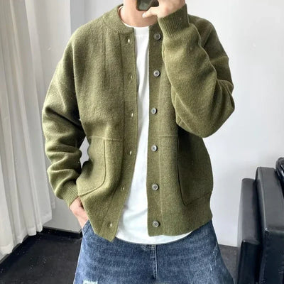 Knopf-Cardigan für Herren
