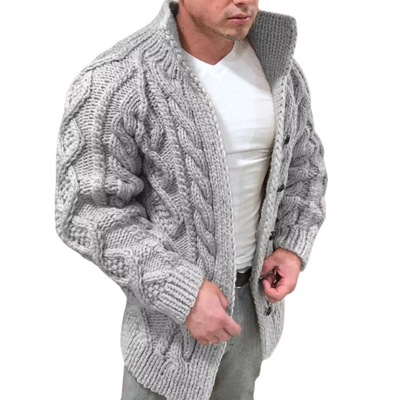 Gestrickte Strickjacke für Herren