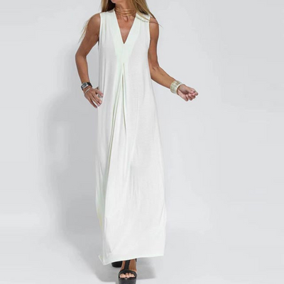 Drapiertes Maxikleid mit Cardigan Für Damen