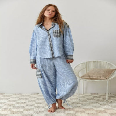 Zweiteiliges Pyjama Set Für Damen | Bequem