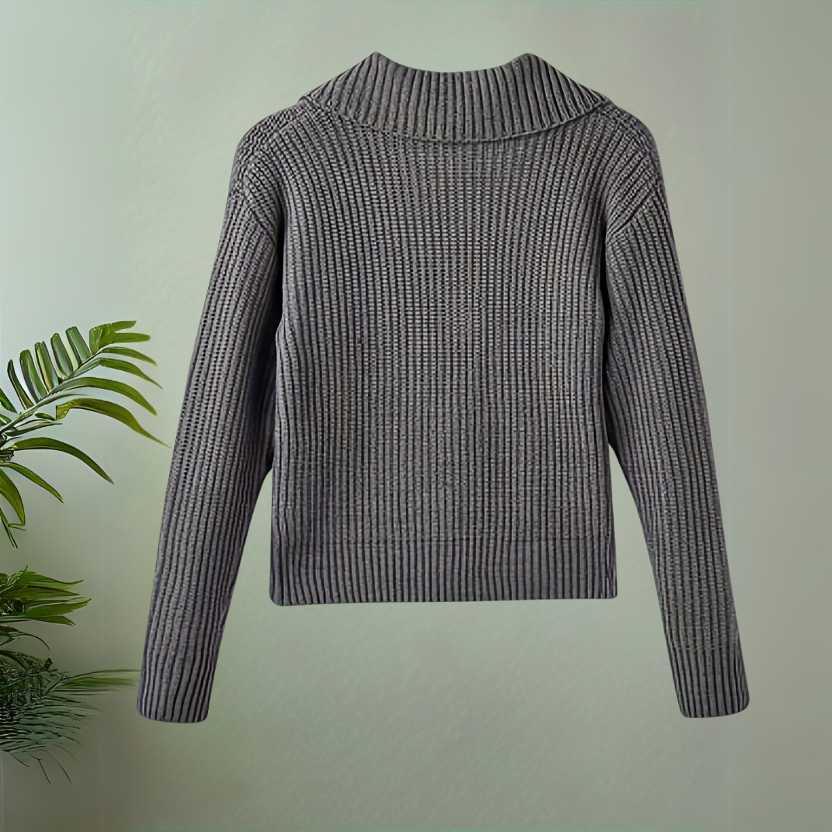 Grobstrick-Cardigan mit Knöpfen für Damen