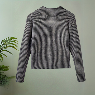 Grobstrick-Cardigan mit Knöpfen für Damen
