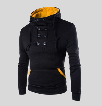 Kapuzenshirt mit Knöpfen für Herren