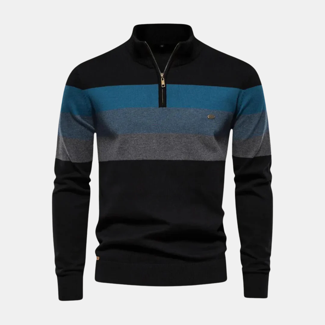 Lorenzo Eleganter Streifenpullover