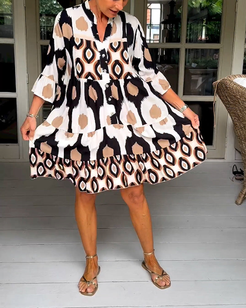 Bedrucktes kleid