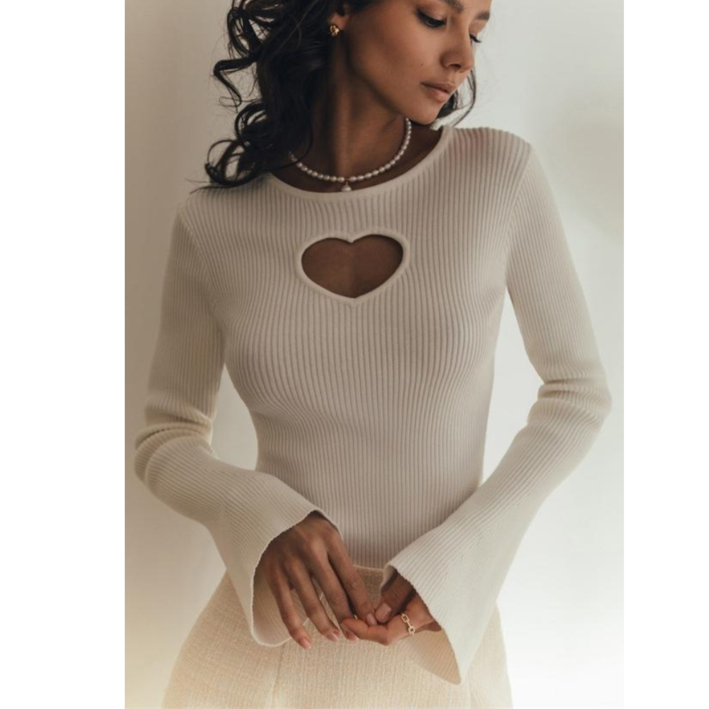 Cut-Out-Pullover für Damen