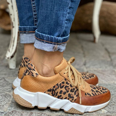 Claire - sneakers mit leopardenmuster