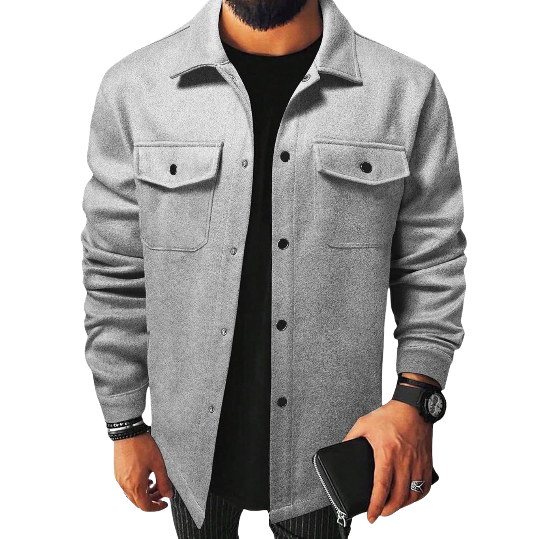 Klassische Hemdjacke für Herren