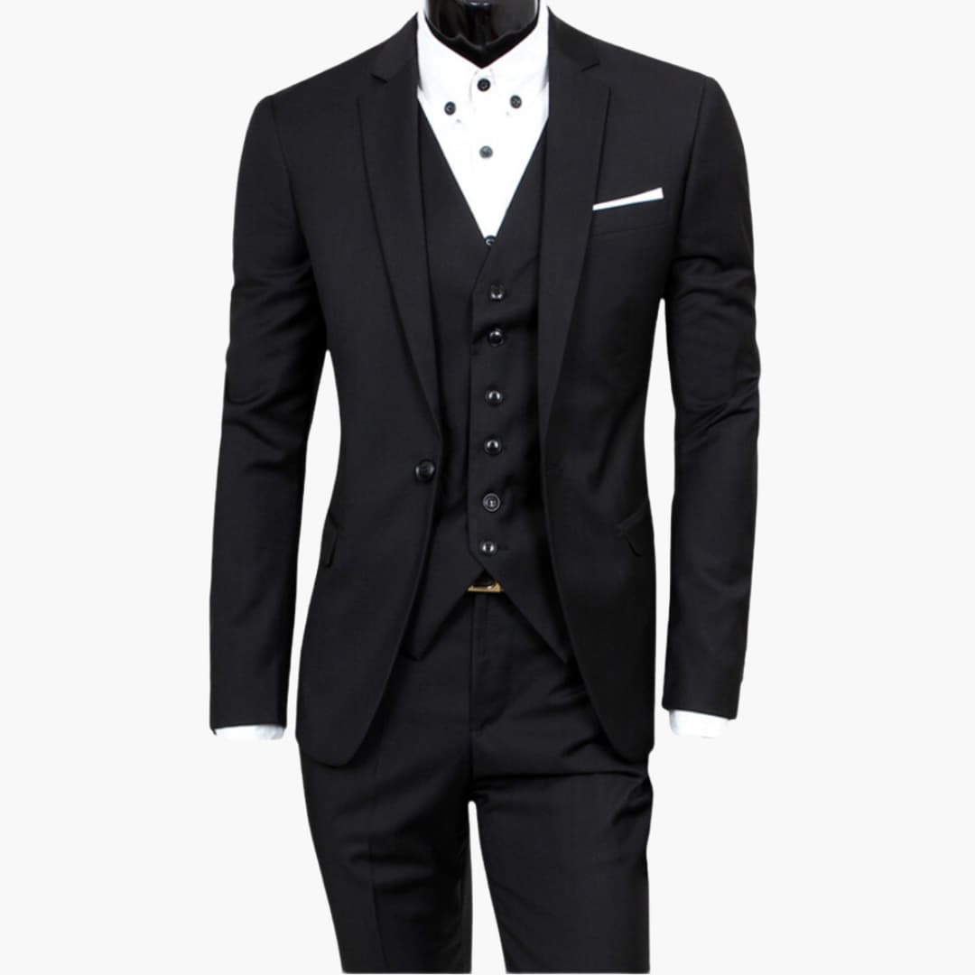 Eleganter Slim Fit Anzug - moderner Look für Herren zur Hochzeit