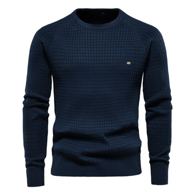 Herren Warmer Gemütlicher Stylischer Rundhals Strickpullover | Langarm
