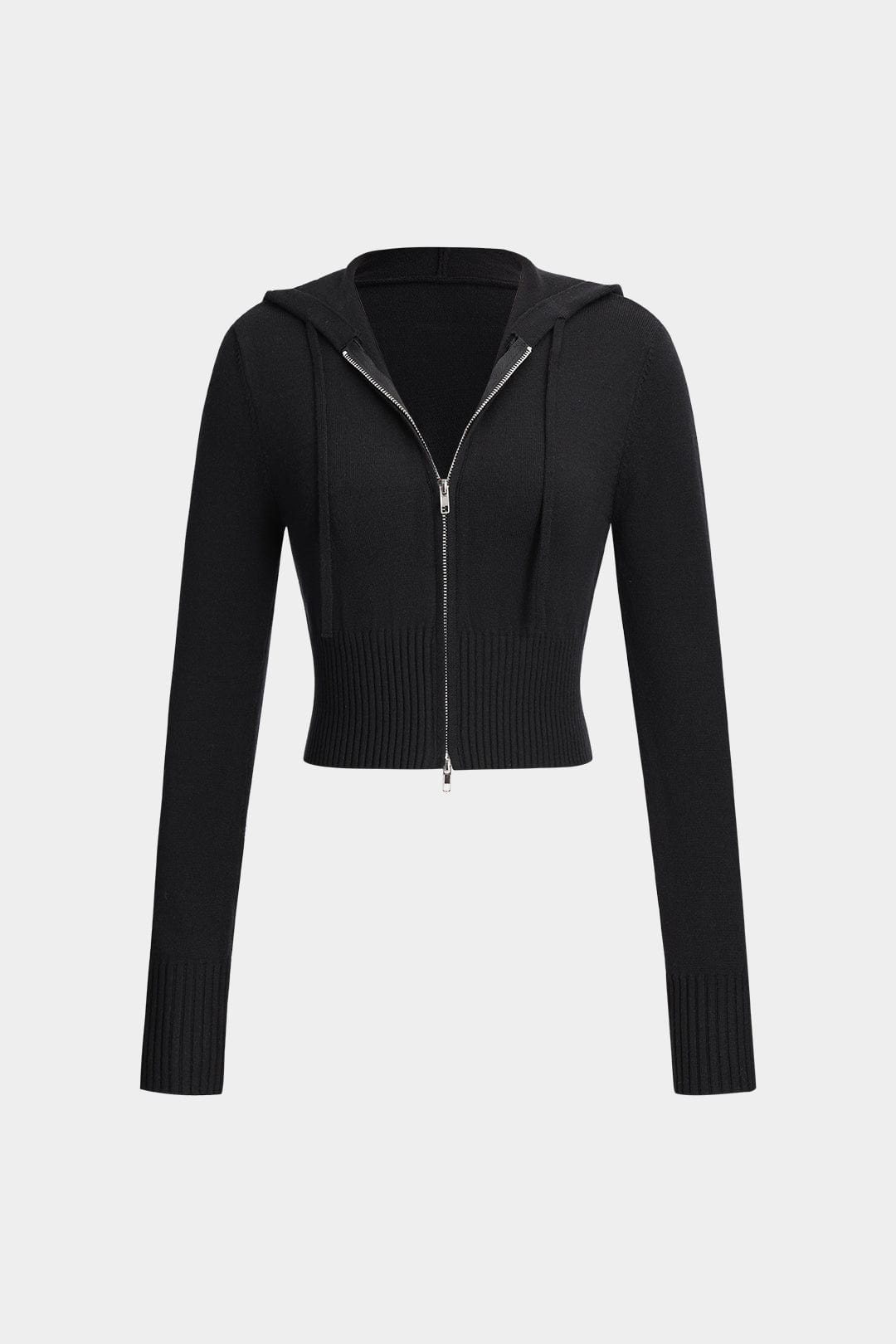 Luisa | Strick-Zweiteiler mit Kapuzenjacke & Schlaghose