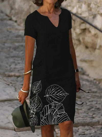 Josette™ | Elegantes Kleid mit V-Ausschnitt