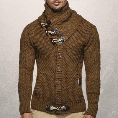 Strickjacke mit Knebelverschlüssen für Herren