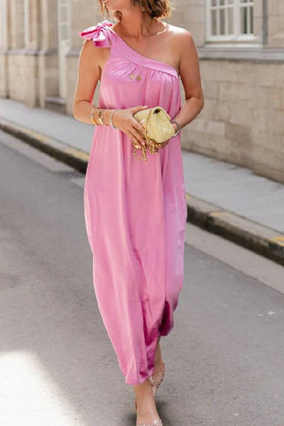 Alicia® | Elegantes One-Shoulder-Schnürkleid