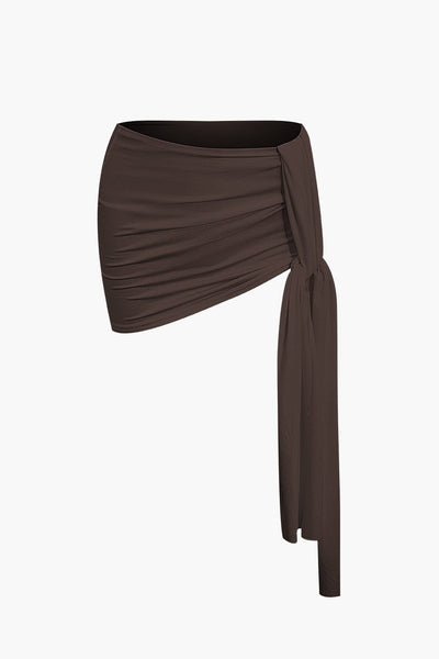 Athena | One-Shoulder Top & Drapierter Minirock – Perfekt für glamouröse Auftritte