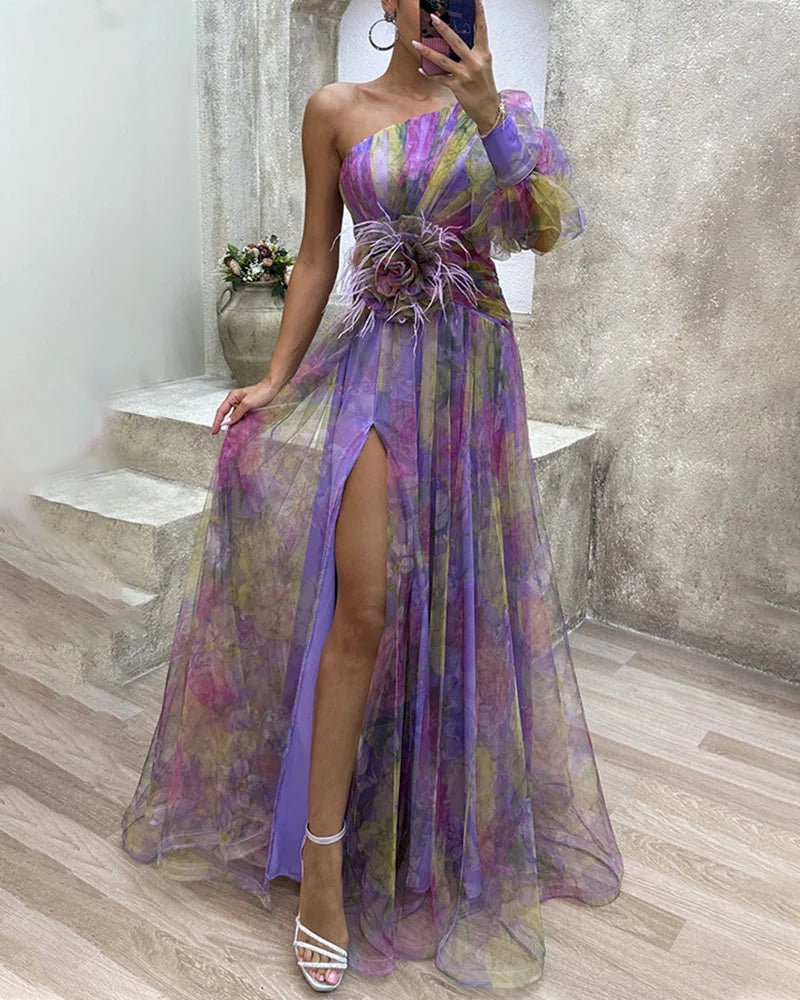 Festliches off-the-shoulder-kleid
