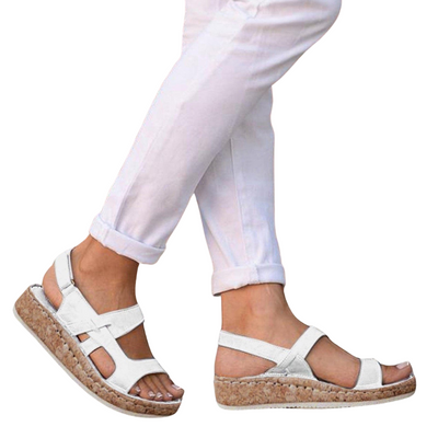 Korksohle Klett Sandalen Für Damen