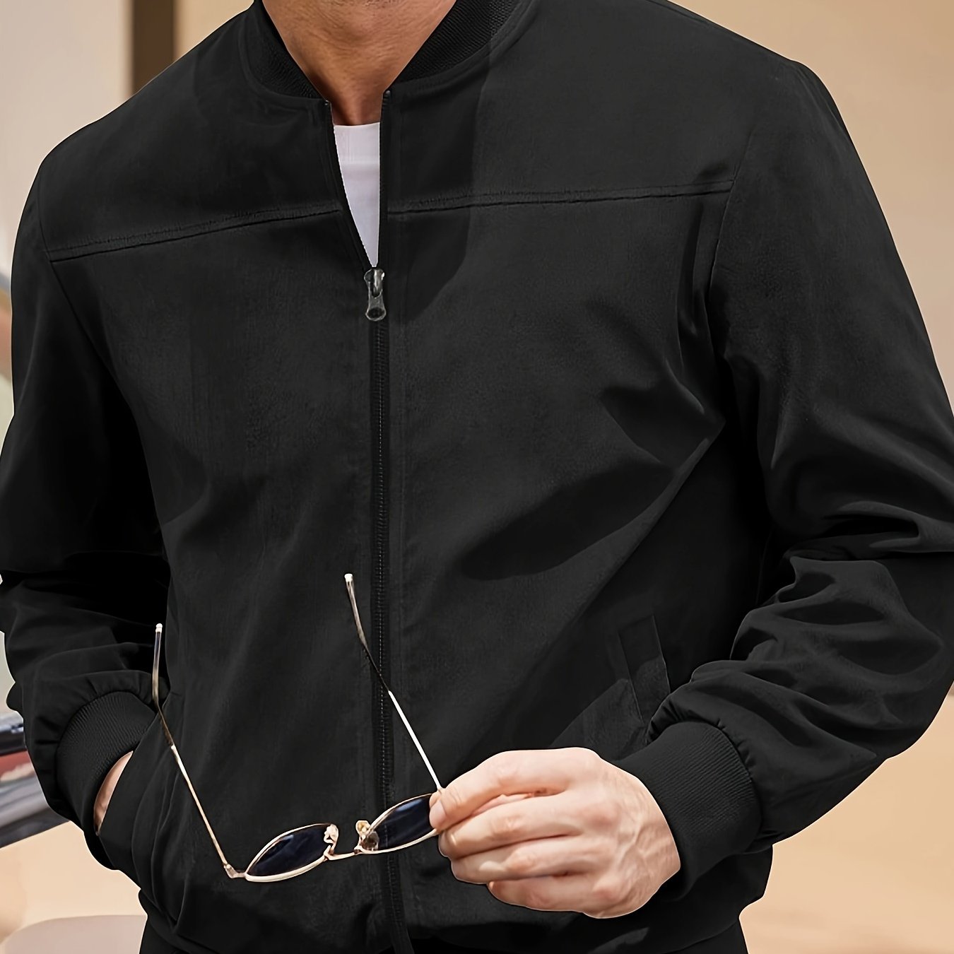 MIRAVO | Retro Herrenjacke aus Wildleder-Optik