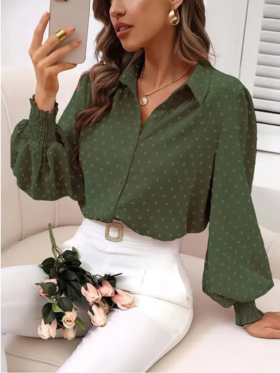 Kimberly | Schickes Shirt mit leichten Drachenärmeln