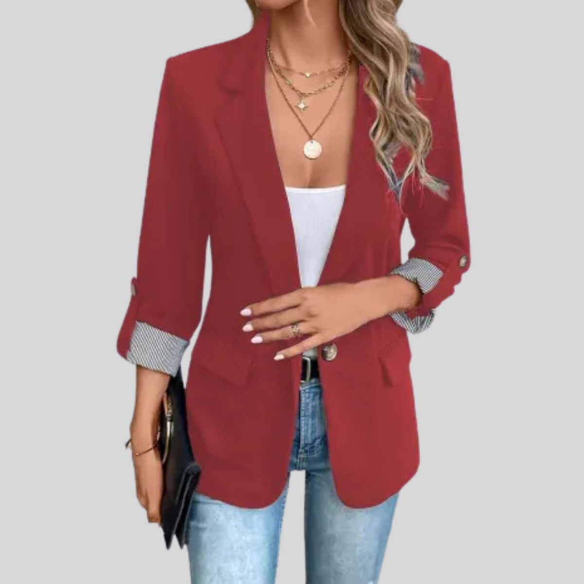 Taillierter Blazer Für Damen