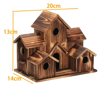 WillowNest funktionelles Vogelhaus aus Holz