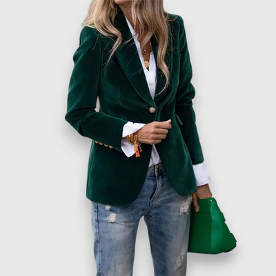 Klassischer Strukturierter Blazer für Damen