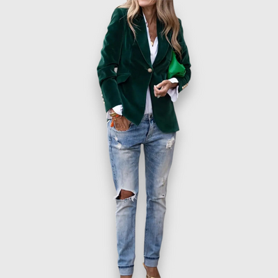 Klassischer Strukturierter Blazer für Damen