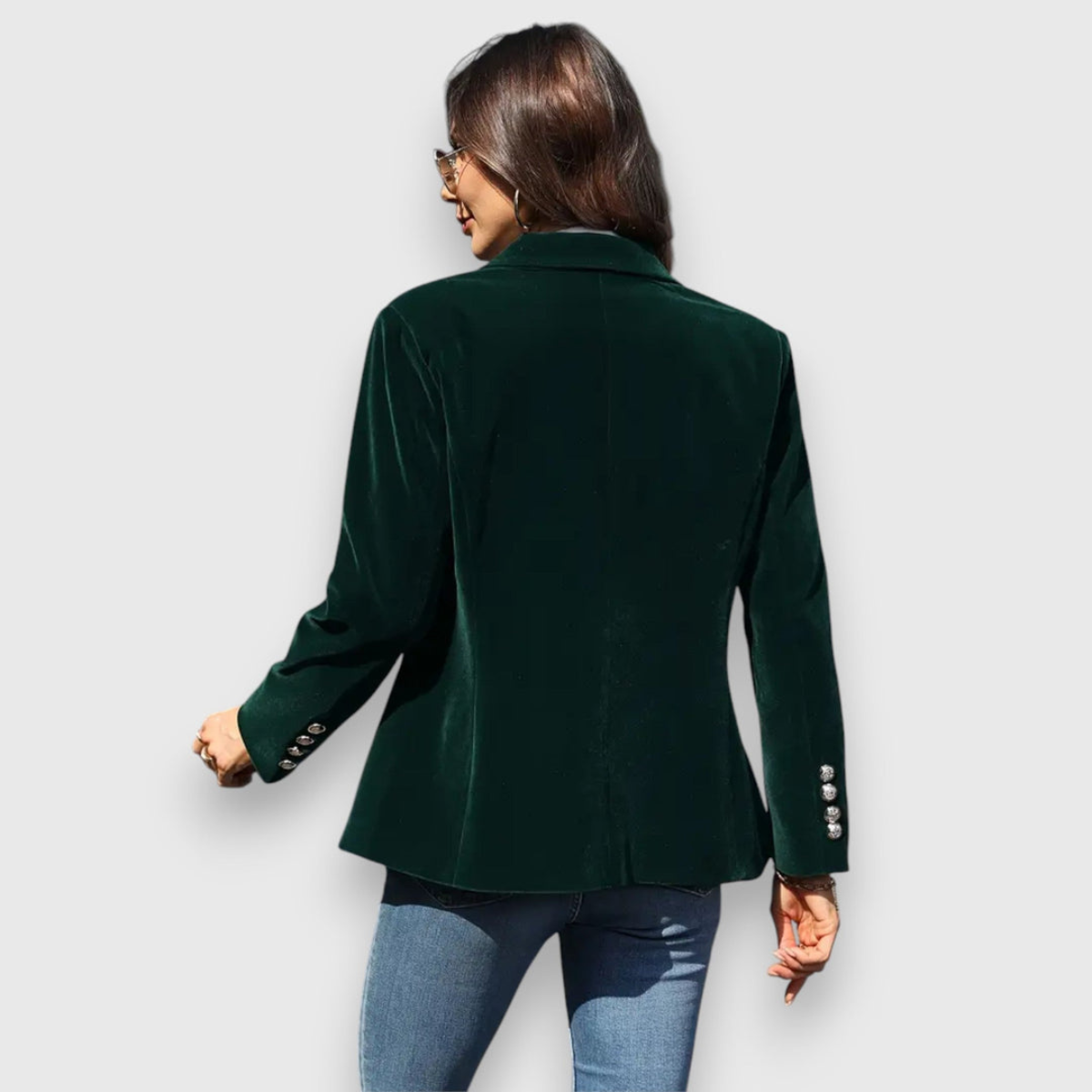 Klassischer Strukturierter Blazer für Damen