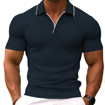 Struktur Polo Slim Fit Für Herren