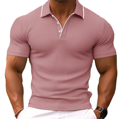 Struktur Polo Slim Fit Für Herren