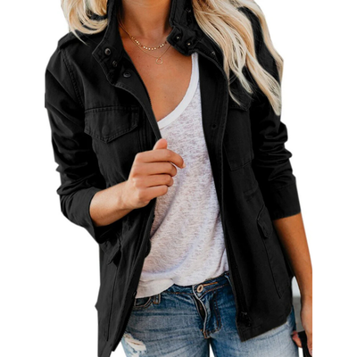 Modern Schicke Jacke Für Damen | Reißverschluss