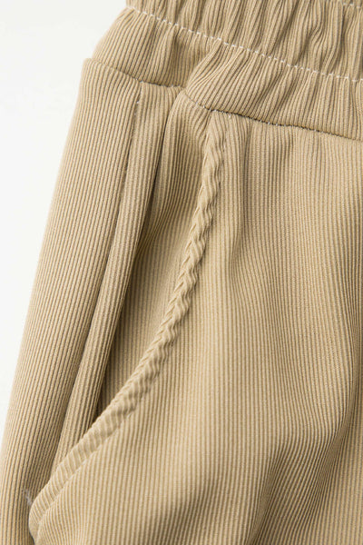 Daniela | Elegantes Zweiteiler-Set mit Asymmetrischem Oberteil & Weiten Hosen