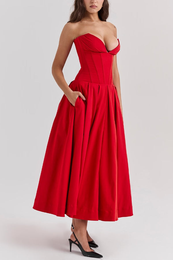 Lorelei® | Trägerloses Midikleid