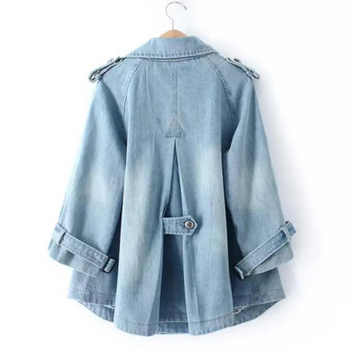 Zweireihige Knopfjacke für Damen