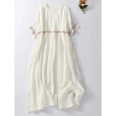 Bequemes Sommerkleid Mit Lockerer Passform Für Damen | Midi