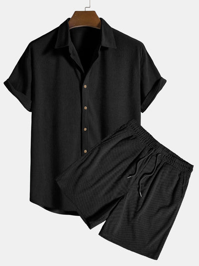 Herren sommer top und shorts freizeit set