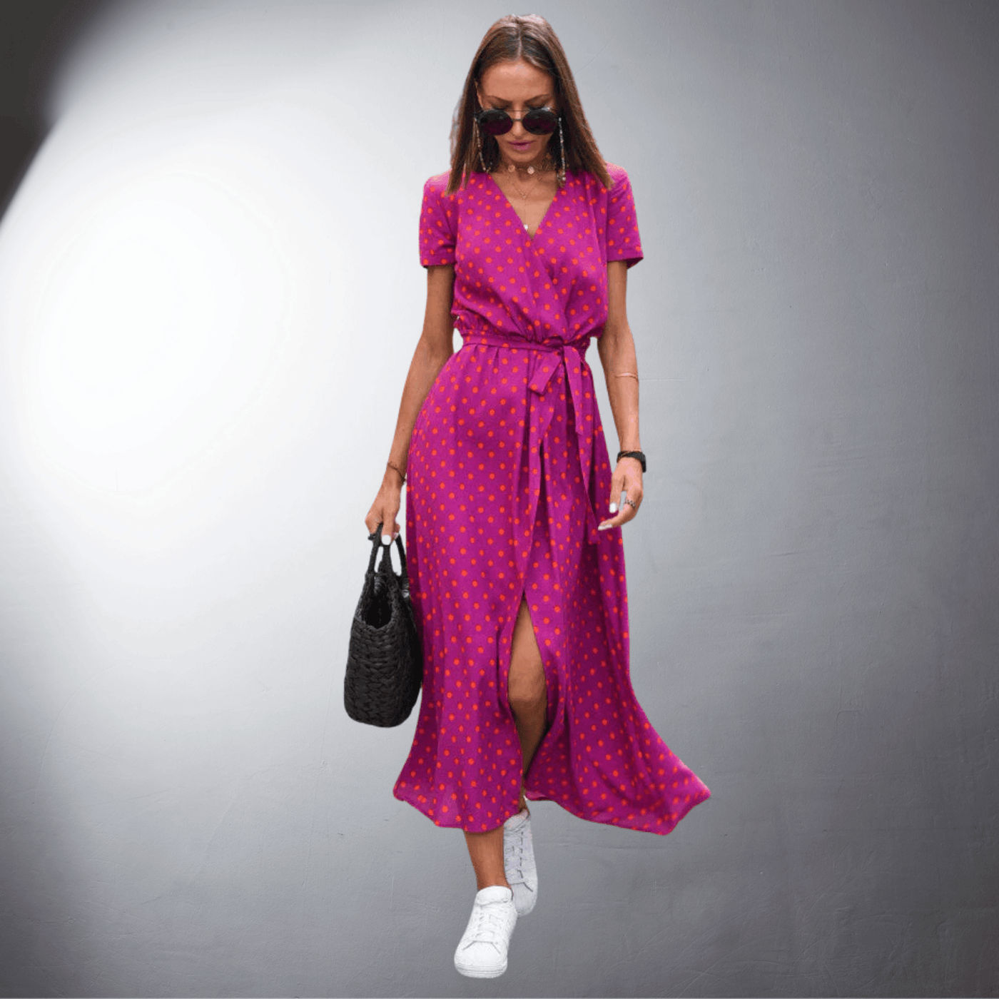 Ketty | Handgemachtes Wickelkleid aus hochwertigem Material