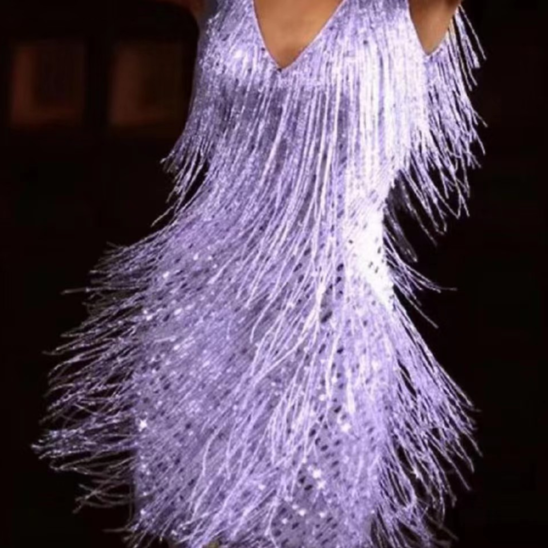 Fransen-Cocktailkleid für Damen