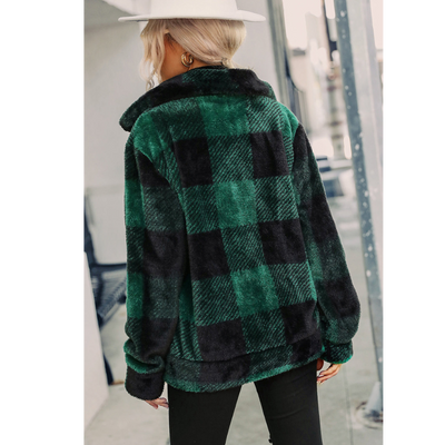 Karierte Jacke für Damen