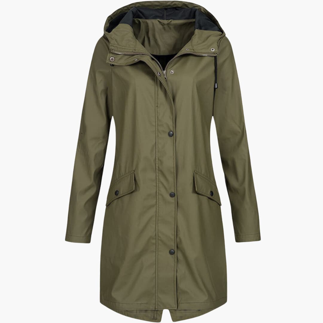 Kapuzierter Parka mit Taschen für Damen