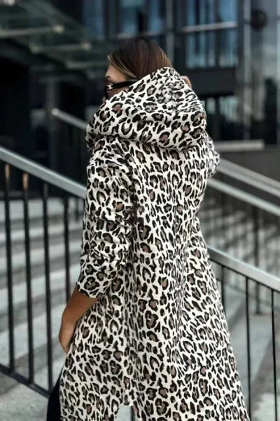 Fiana - Trenchcoat mit Leopardenmuster