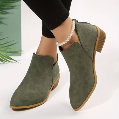 Spitz zulaufende Stiefeletten für Damen