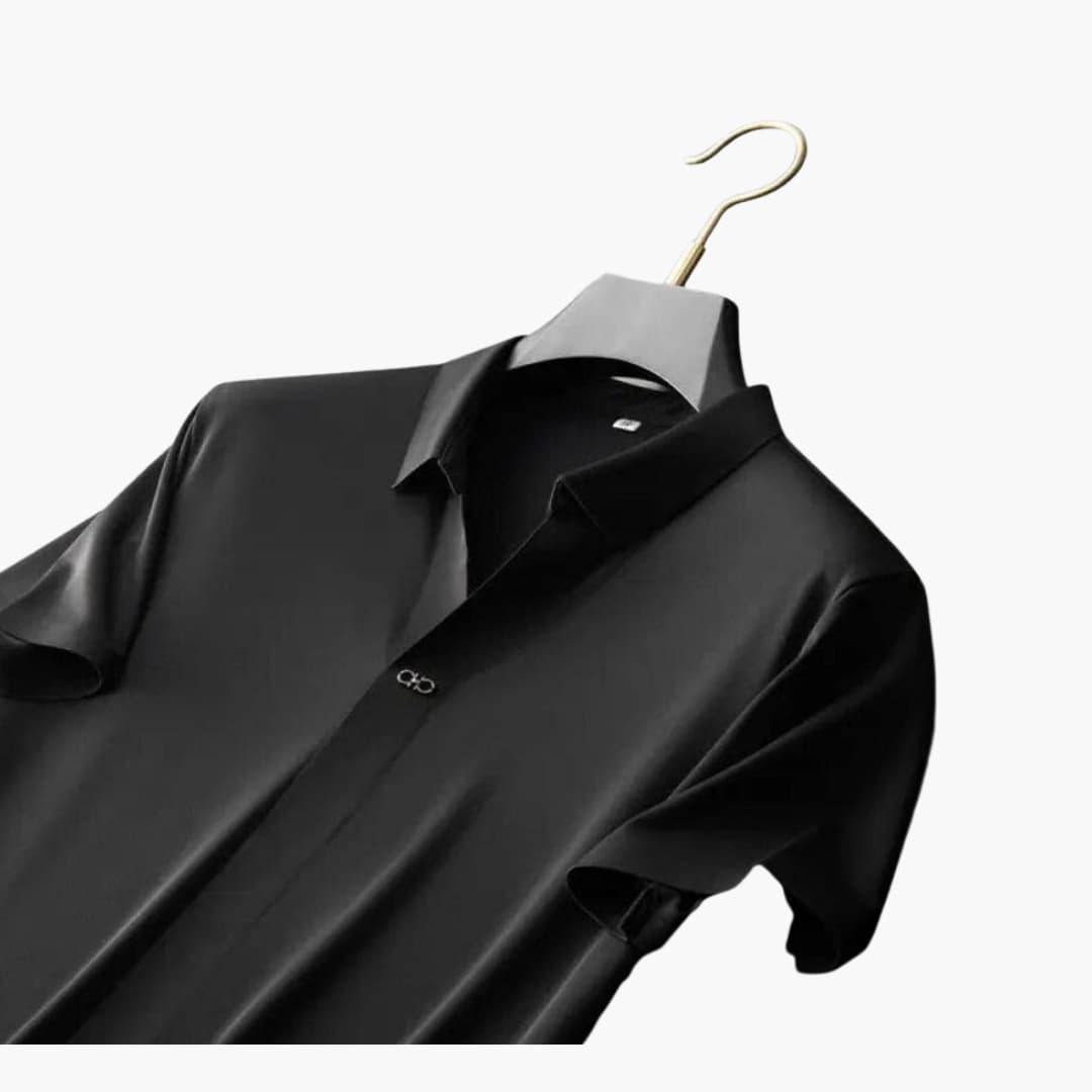 Herren Sommer-Zweiteiler mit Kurzarmhemd und Slim-Fit-Hose