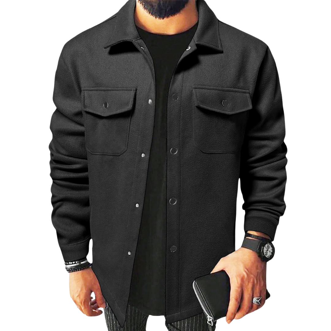 Klassische Hemdjacke für Herren