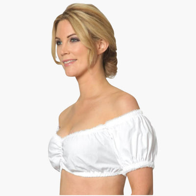 Off-Shoulder Dirndl Bluse für Damen - Oktoberfest 2025