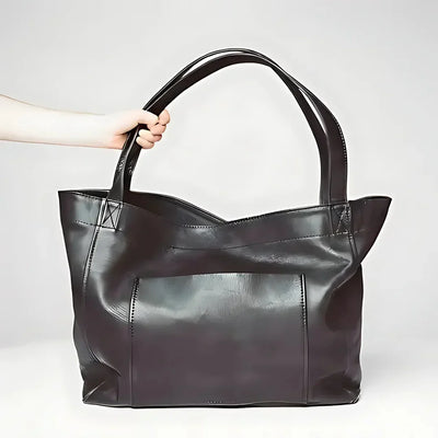 Luxuriöse vegane Lederhandtasche – Geräumige & stilvolle Tasche