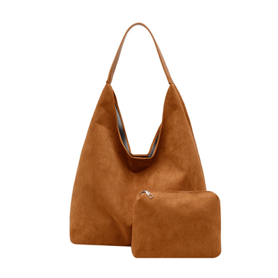 Veganer Leder Strandtasche – Große Sommertasche mit Seilgriffen