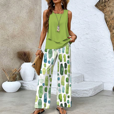 Zweiteiliges grünes Sommerset