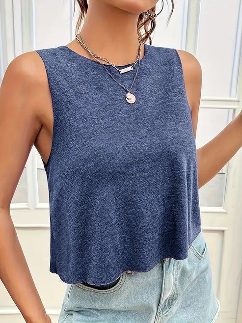 Elia - weiches und stylisches ärmelloses tanktop für damen