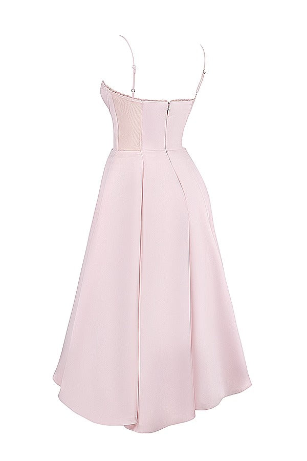 Lorraine® | Trägerloses, ärmelloses Tutu-Maxikleid mit V-Ausschnitt